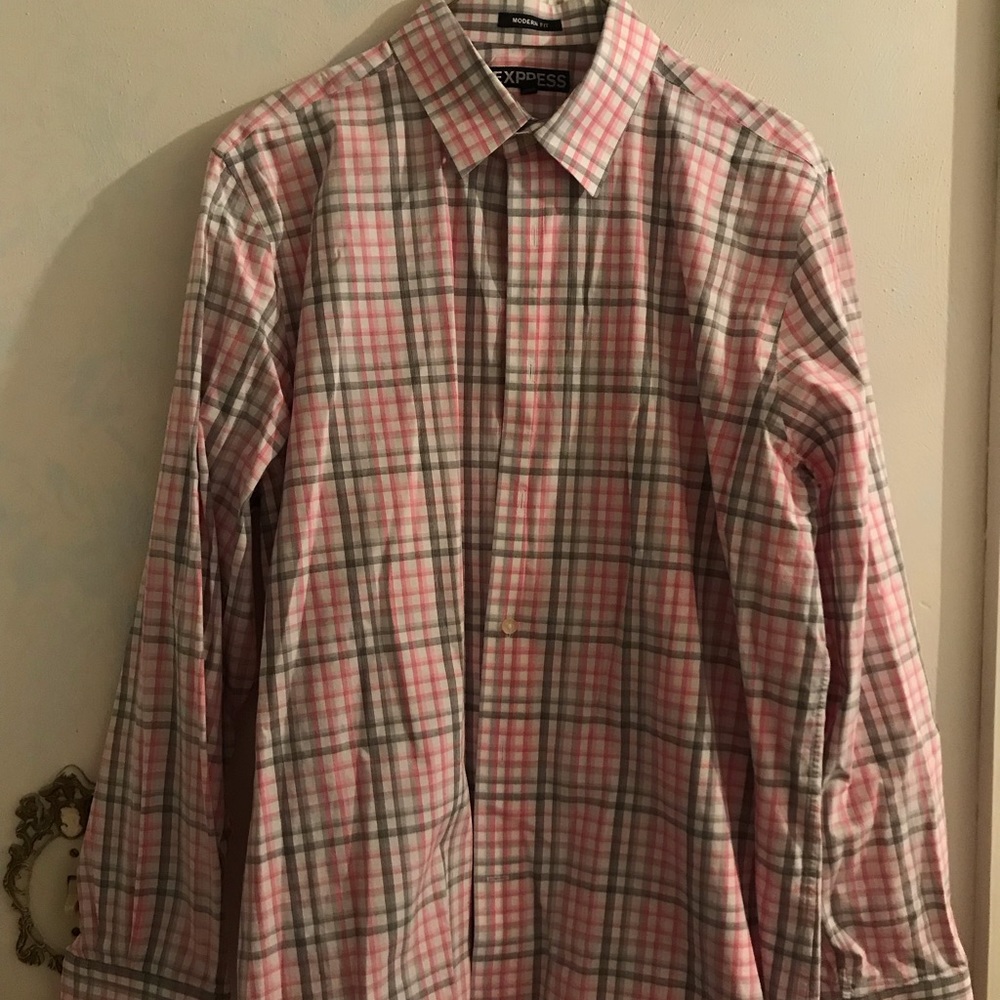 Men’s express plaid shirt